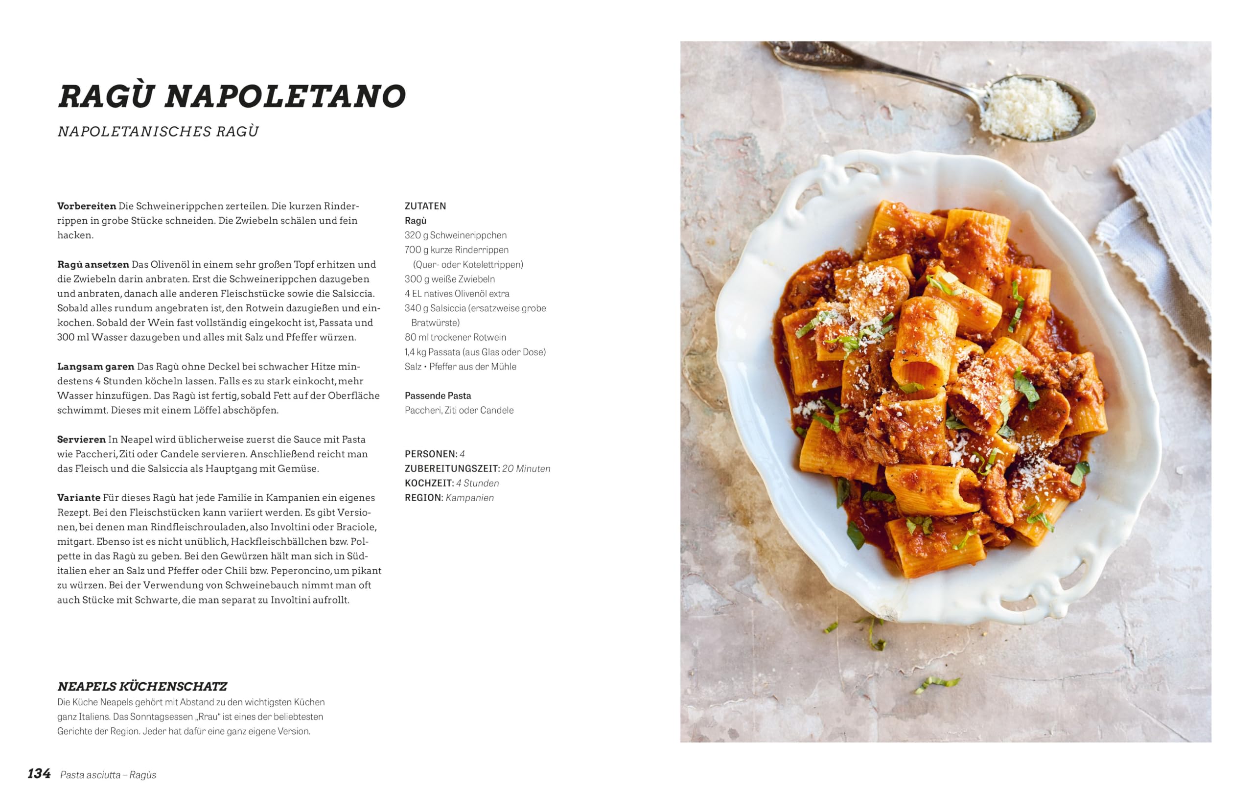 Il mondo della Pasta: Die ganze Welt der italienischen Pastaformen, ihre Saucen und Rezepte