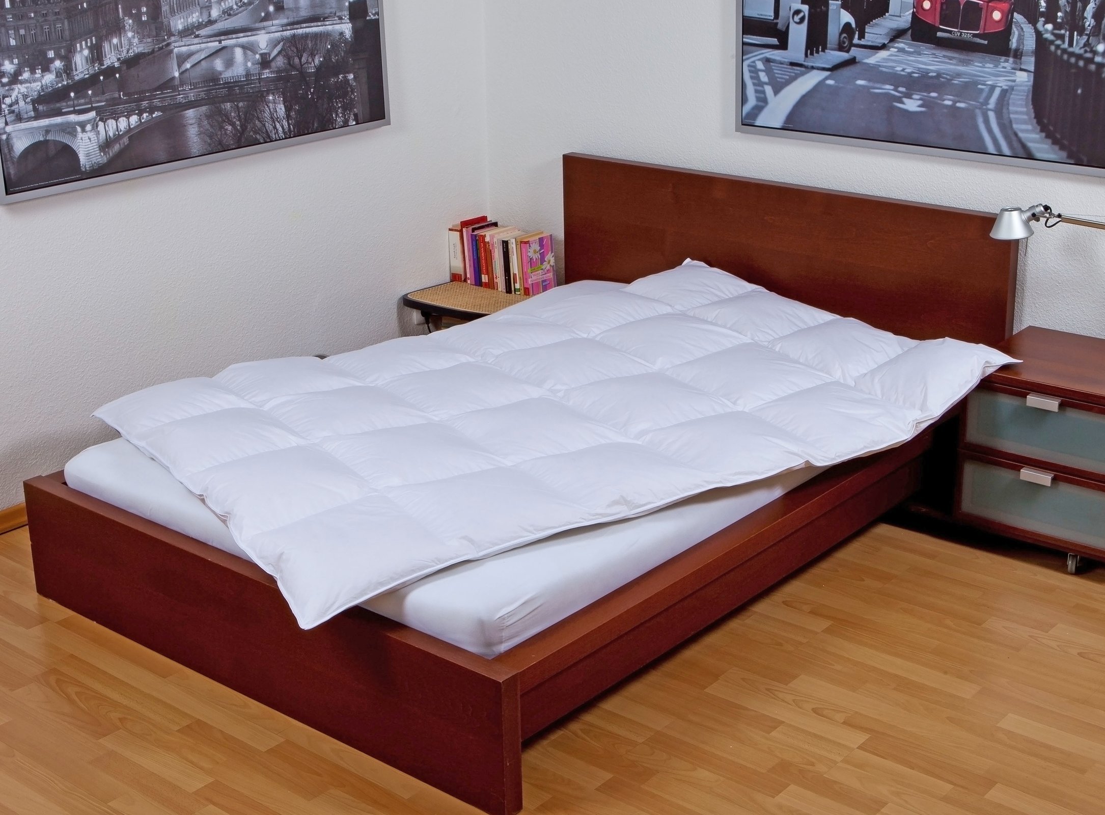 Edredón De Invierno Häussling Home 155x220 Cm - Relleno 90% Plumón De Pato, Funda 100% Algodón, Fabricado En Alemania