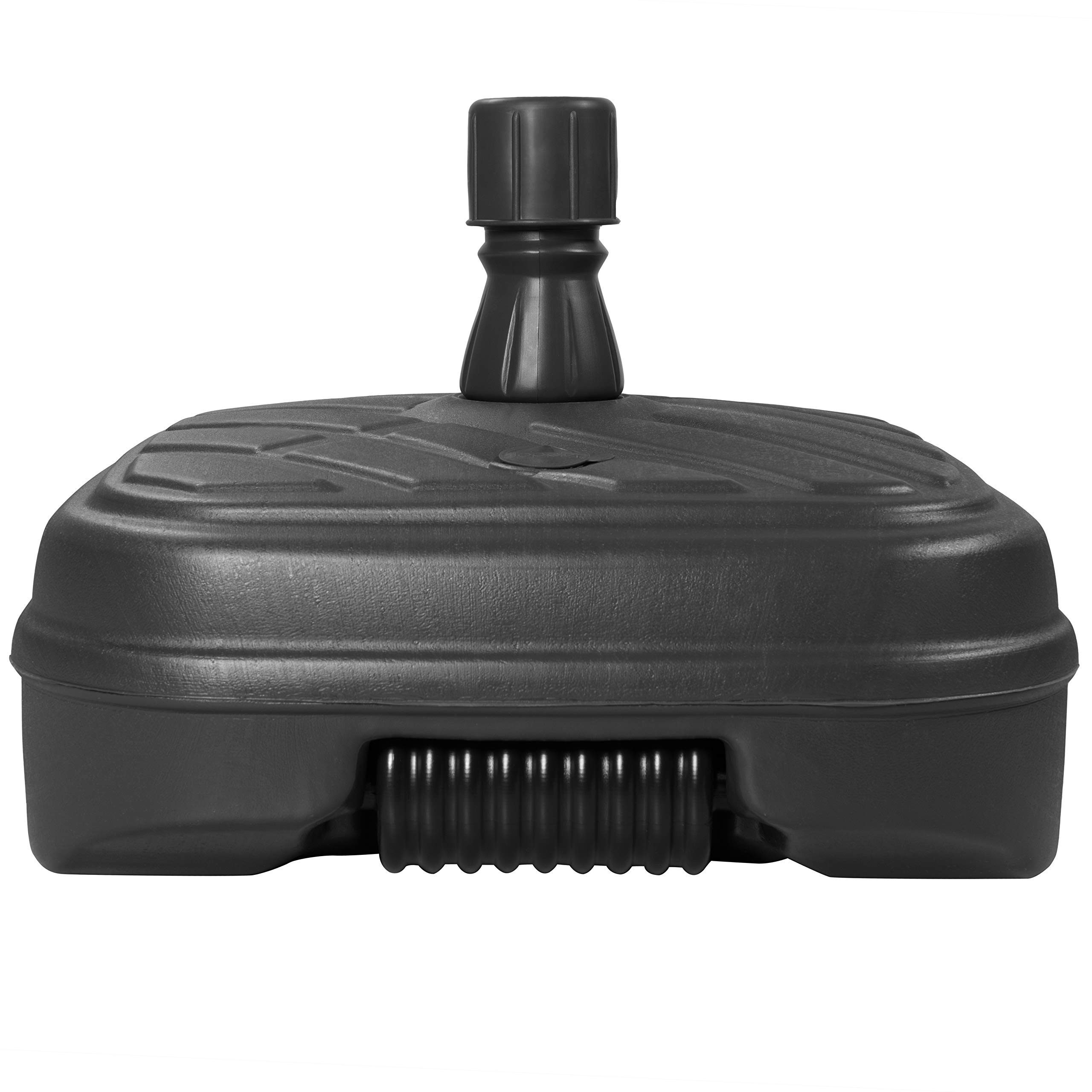 Doppler HDPE Füllsockel mit Rolle - Für Sonnenschirme bis 300 cm - Mit Sand oder Wasser befüllbar - Für optimale Stabilität - 48 Liter - Anthrazit