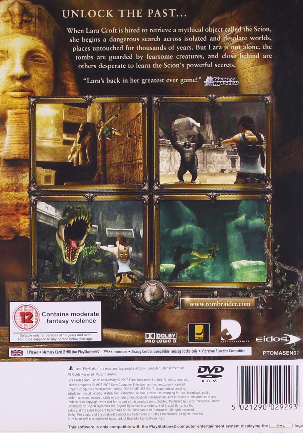 Tomb Raider: Anniversary (PS2) [Edizione: Regno Unito]