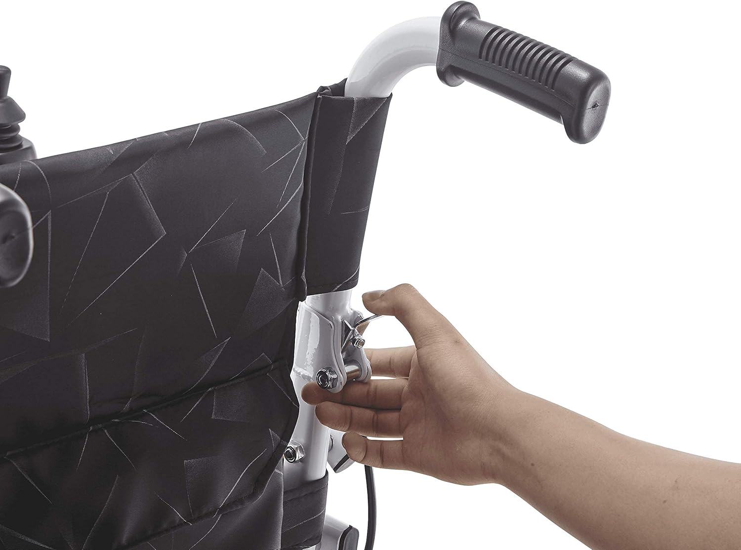 Folding Ultra Lightweight 40 lb w/Powerful Lithium Battery Included, Easy to Carry Electric Wheelchair w/ 360° Joystick Control, Airline Travel Compatible Electric Wheel Chairs (Weight 40lb) : Health & Household