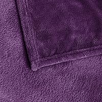 Vista 490 de BEDELITE Fleece Blanket White Throw Blanket for Couch & Bed, Luxury Plush Cozy Fuzzy Blanket 50" x 60", Super Soft Warm Lightweight Throw Blanket