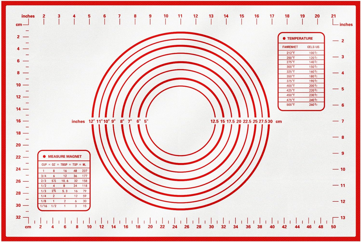 Snner TheBigThumb Measuring Mat
