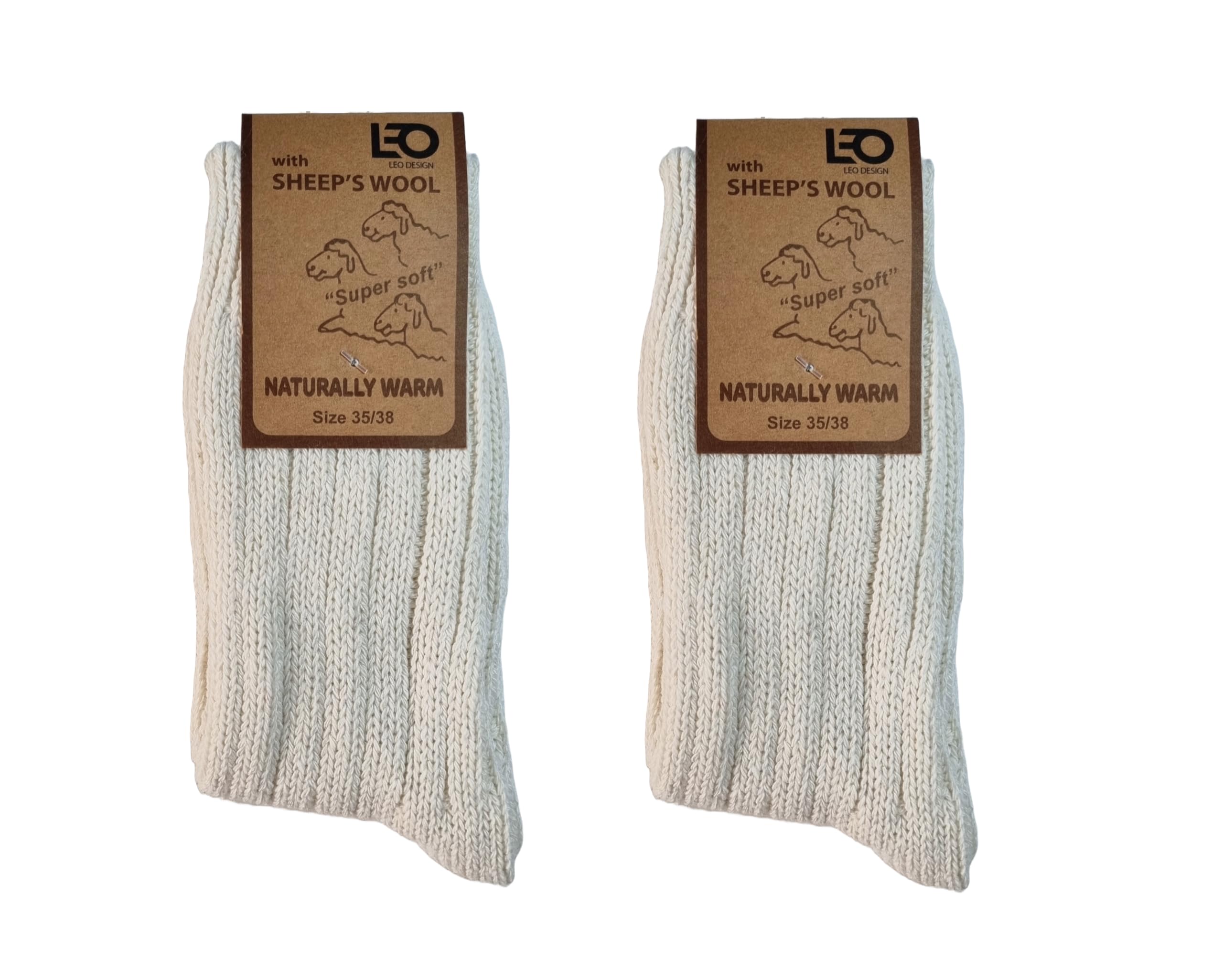 Calze Termiche Lana Agnello Uomo Calze Termiche Da Uomo In Lana Di Agnello - Taglia 10-13, Per Stivali Invernali, Cammino E Caccia Calze Lavoro Uomo - Foto 4