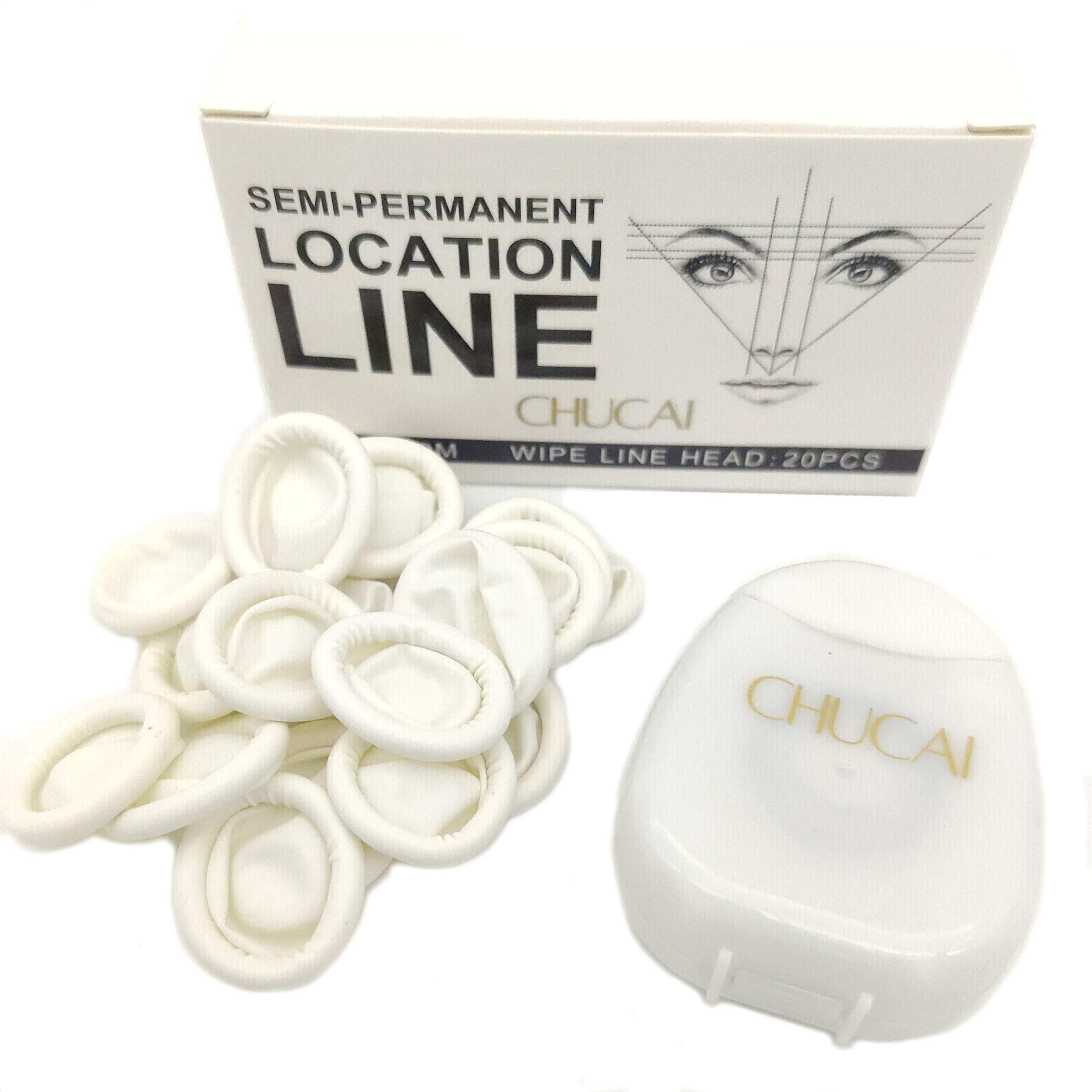 CHUCAI Brow Mapping String for Microblading - Pre-Inked - 66ft (20m) Fine Bamboo Charcoal Thread
