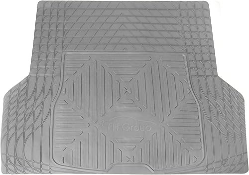 Miniatura 7 de FH Group Alfombrillas de carga para automóvil, alfombra de carga de goma marrón de alta resistencia para automóviles, juego completo de ajuste