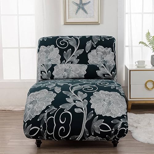 Miniatura 6 de Funda para tumbona sin brazos, funda elástica estampada para sofá reclinable para sala de estar #3, talla única