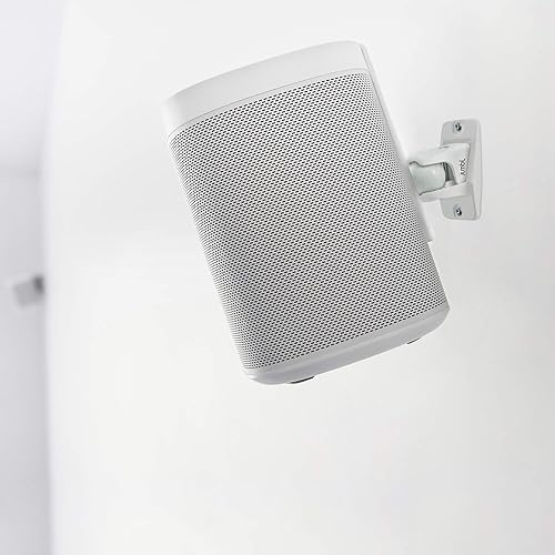Miniatura 6 de Jumbl SINSB7W ProGrip Ultra Soporte de Pared para Altavoces de Acero Inoxidable, Blanco, Juego de 2 - Tamaño de Rosca 14-20 - Soporta hasta 10 Libras