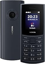 Nokia 110 4G with 4G, Camera, Bluetooth, FM Radio, MP3 Player, MicroSD, Long-Lasting Battery, and pre-Loaded Games | 1 Year Replacement Guarantee | Midnight Blue