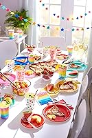 Vista 5 de American Greetings Servilletas de almuerzo arcoíris de 50 unidades Servilletas de almuerzo multicolor