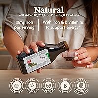 Vista 3 de Floradix Hierro y hierbas - Suplemento líquido de hierbas para apoyo energético - Suplemento de hierro con vitamina C y complejo de vitamina B