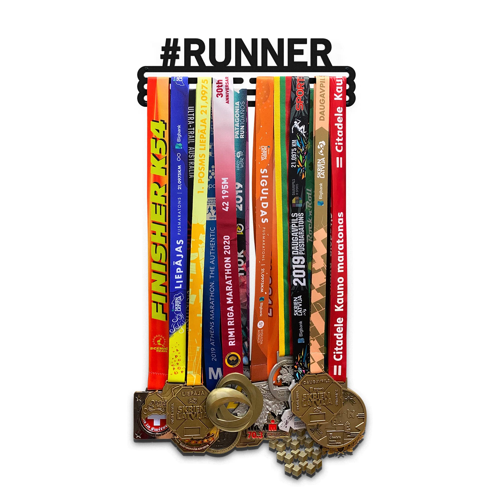 #Runner Sport Porta Medaglie Acciaio | Medal Hanger Display | Steel Medal Holder