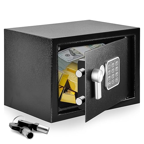 SereneLife Electronic Safe Box | Heavy Duty 12.2’’ x 7.8’’