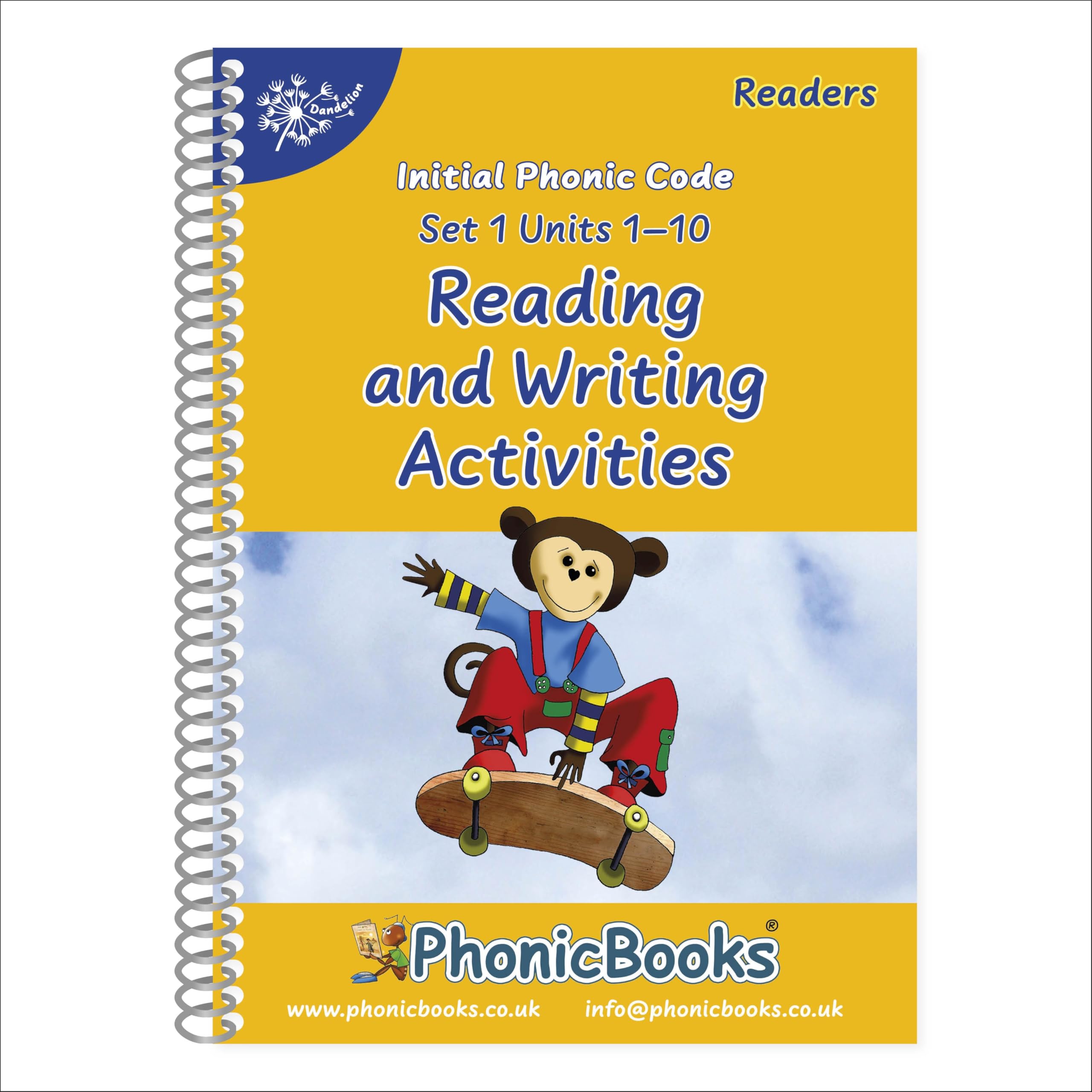 Phonic Books Dandelion Readers Reading and Writing Activities Set 1 Units 1-10: Sounds of the alphabet and adjacent consonants (Phonic Books Beginner Decodable Readers)