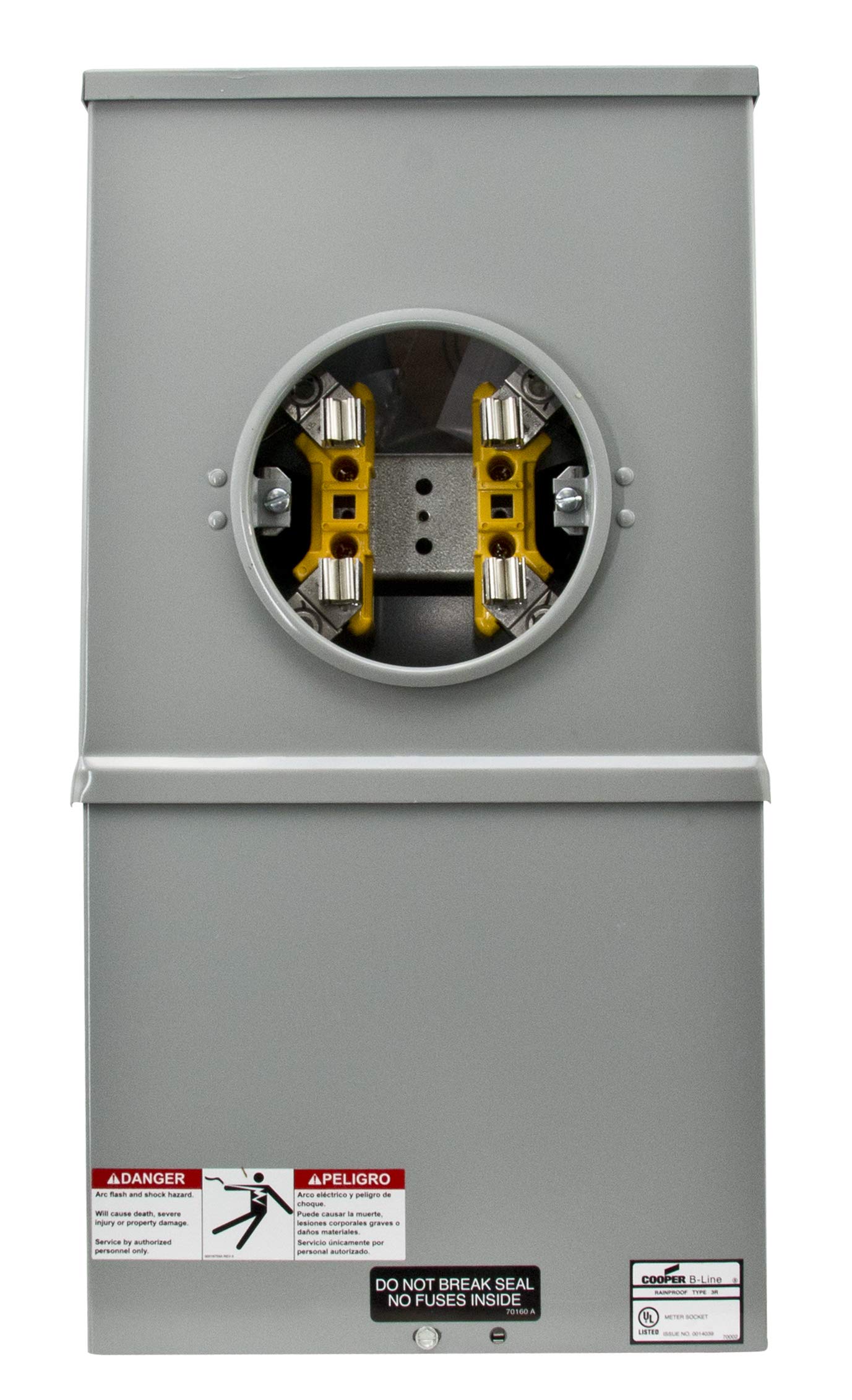Cooper B-Line U264 200A, 1P, 4 Jaw, Meter Socket: Amazon.com: Tools & Home  Improvement