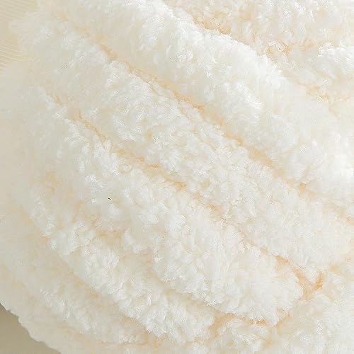 Vista 82 de HOMBYS Hilo de felpilla grueso verde salvia para tejer a mano, esponjoso, suave, jumbo, hilo súper voluminoso para manta gruesa, hilo para tejer