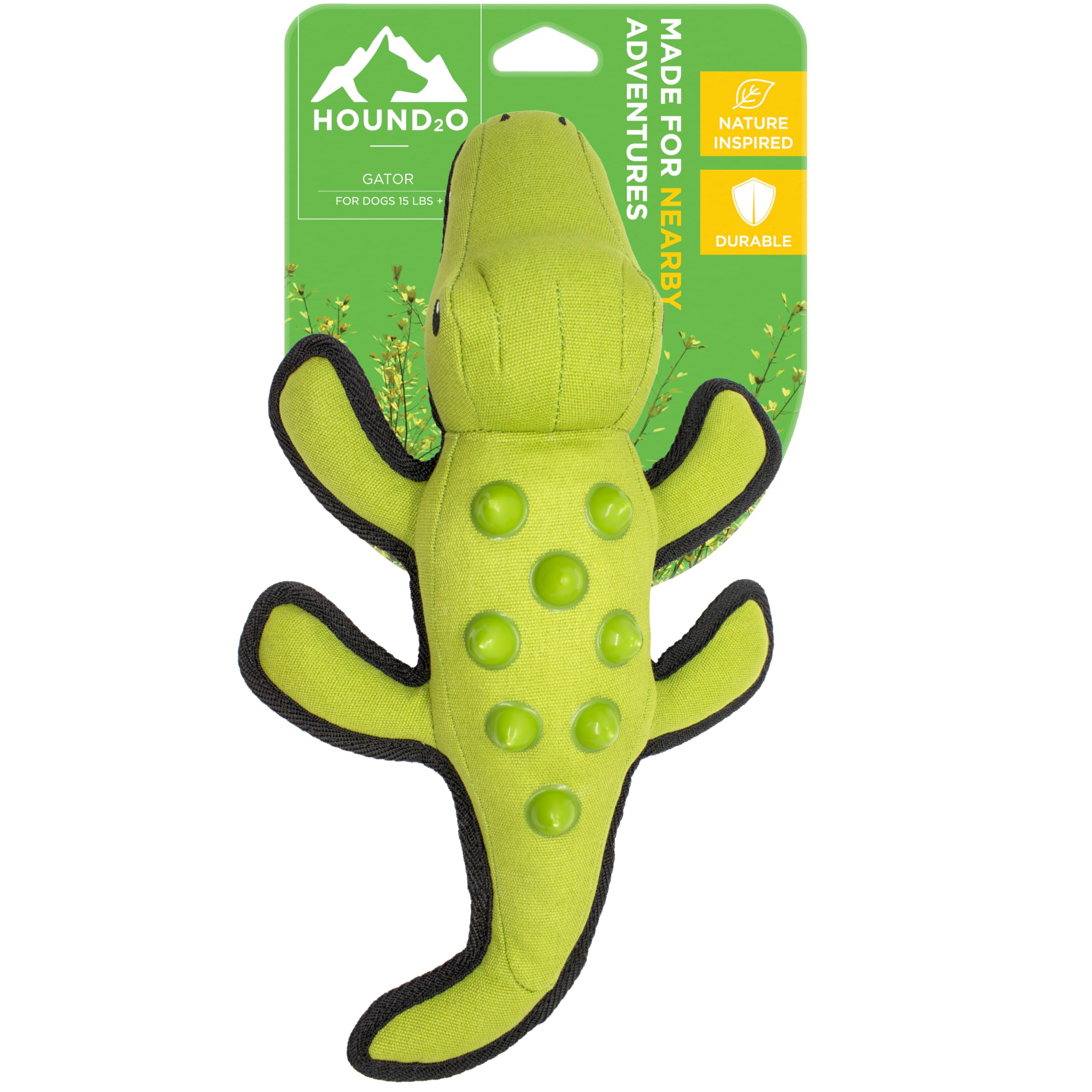 Plüsch-Hundespielzeug, Alligator-Plüschtier-Quietschspielzeug für Hunde, Outdoor-Haustierspielzeug für Abenteuer