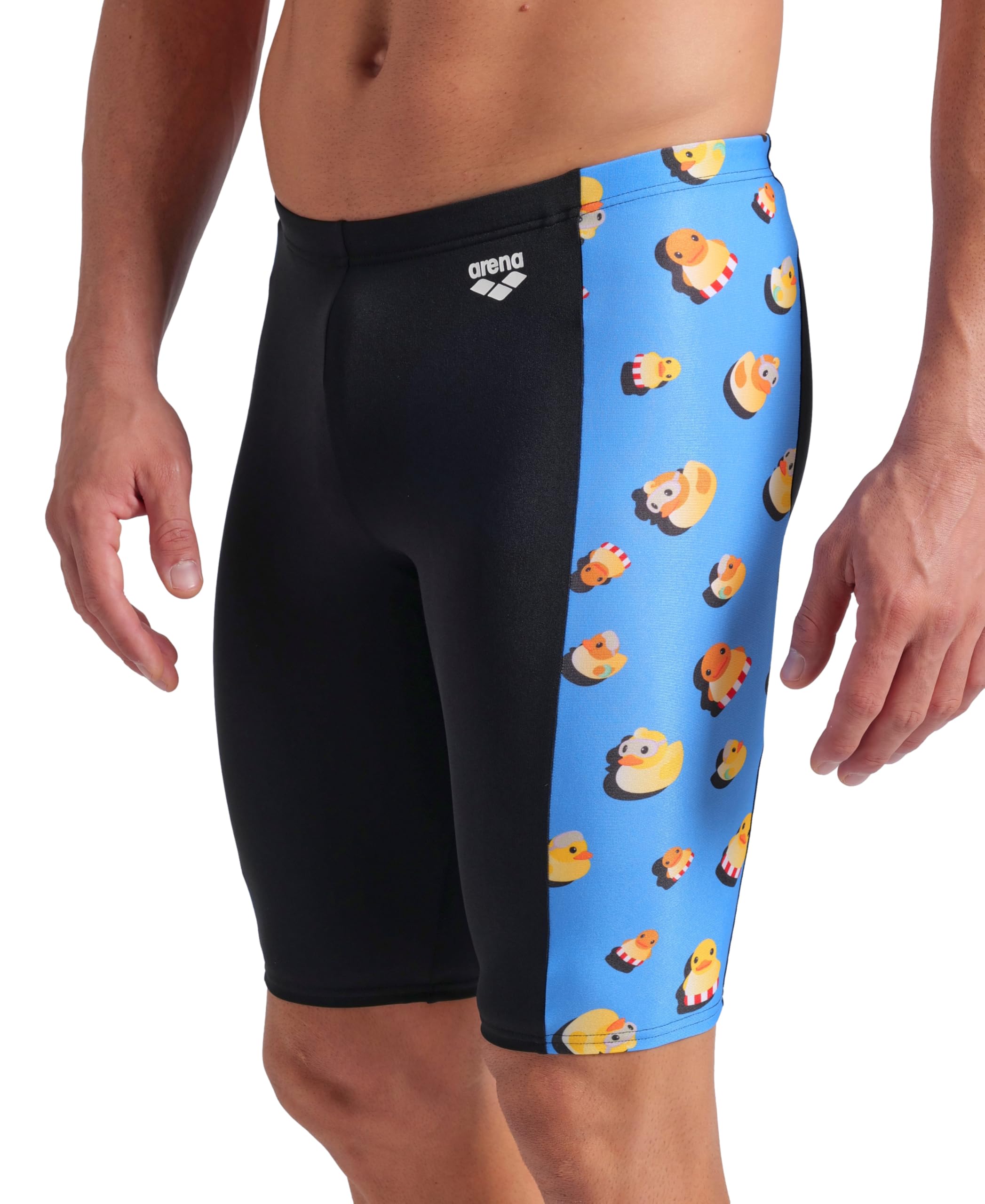 ARENA Performance Men's Ducks Swim Jammer Athletic Swimwear Professional Training Suit Bañador para Hombre