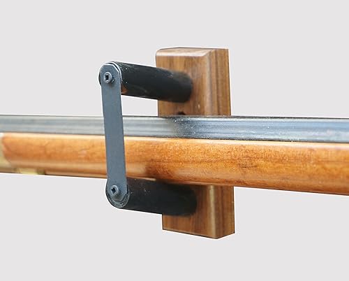 Miniatura 4 de Soporte de pared horizontal estándar para una pistola de tiro de doble cañón de 20 garifle con un soporte de seguridad (fabricado en los Estados