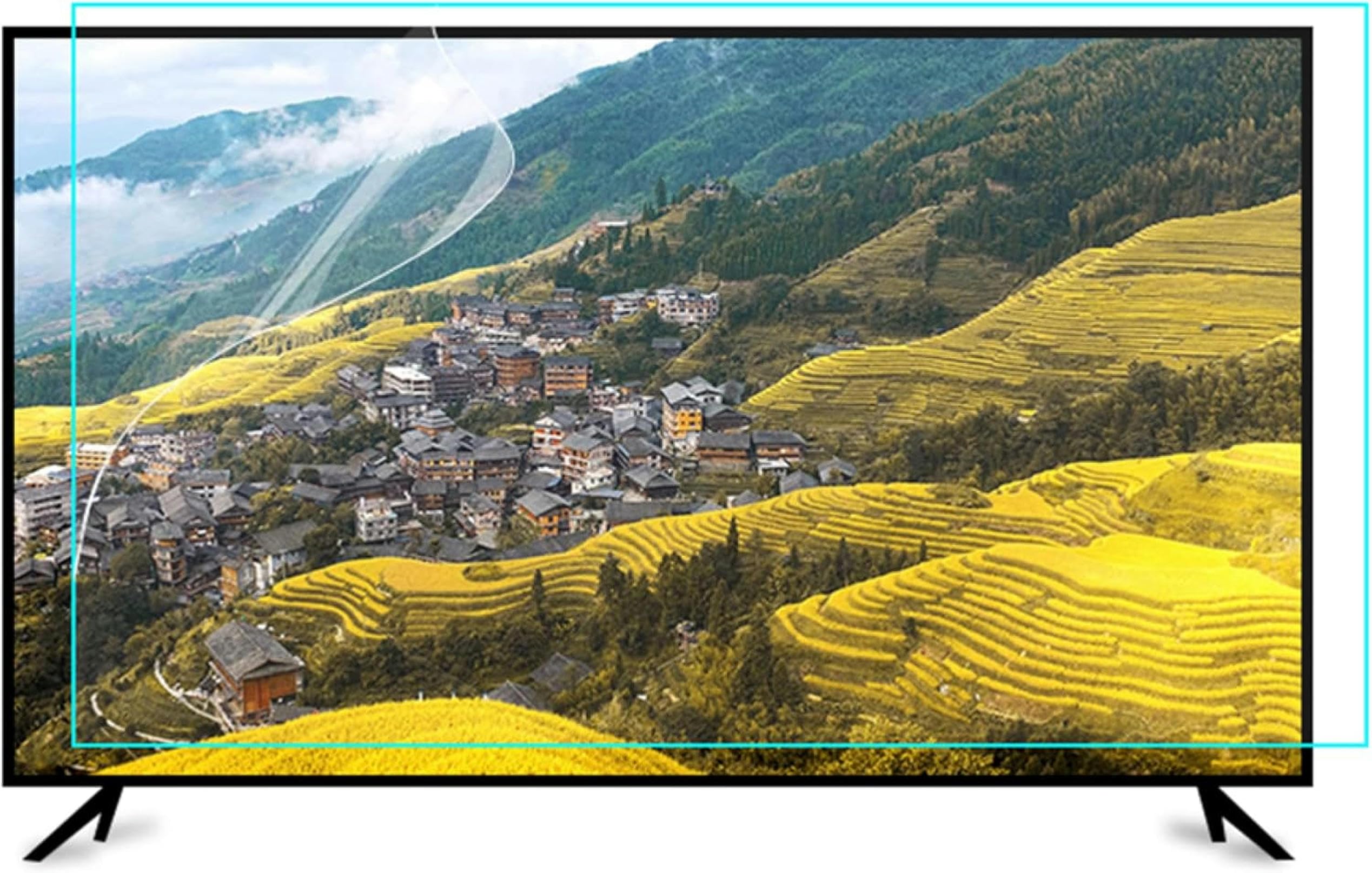 Protecteur d'écran de télévision anti-glare mate pour panneau de surveillance TV