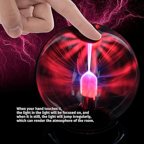 Miniatura 3 de PowerTRC Bola de plasma  3 pulgadas  Nebulosa, rayo trueno para fiestas, decoraciones, accesorios, niños, dormitorio, hogar y regalos alimentados