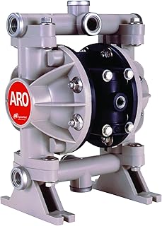 ARO 66605J-388 Polypropylene Urethane Multiport Double Diaphragm Pump, 13 gpm, 100 psi