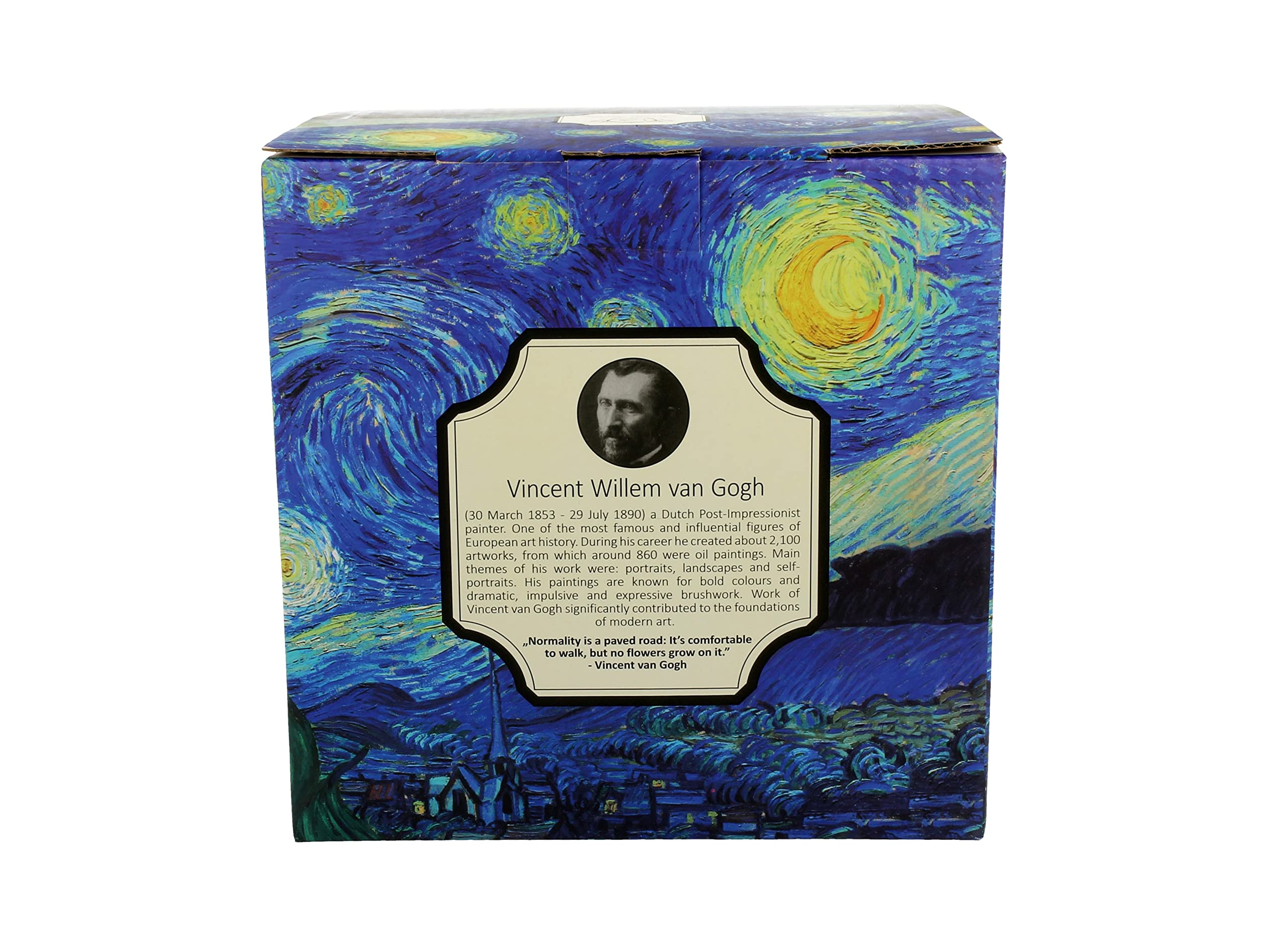 Mega Kleurplaat - Vincent van Gogh: De sterrennacht - Voor de Leerkracht