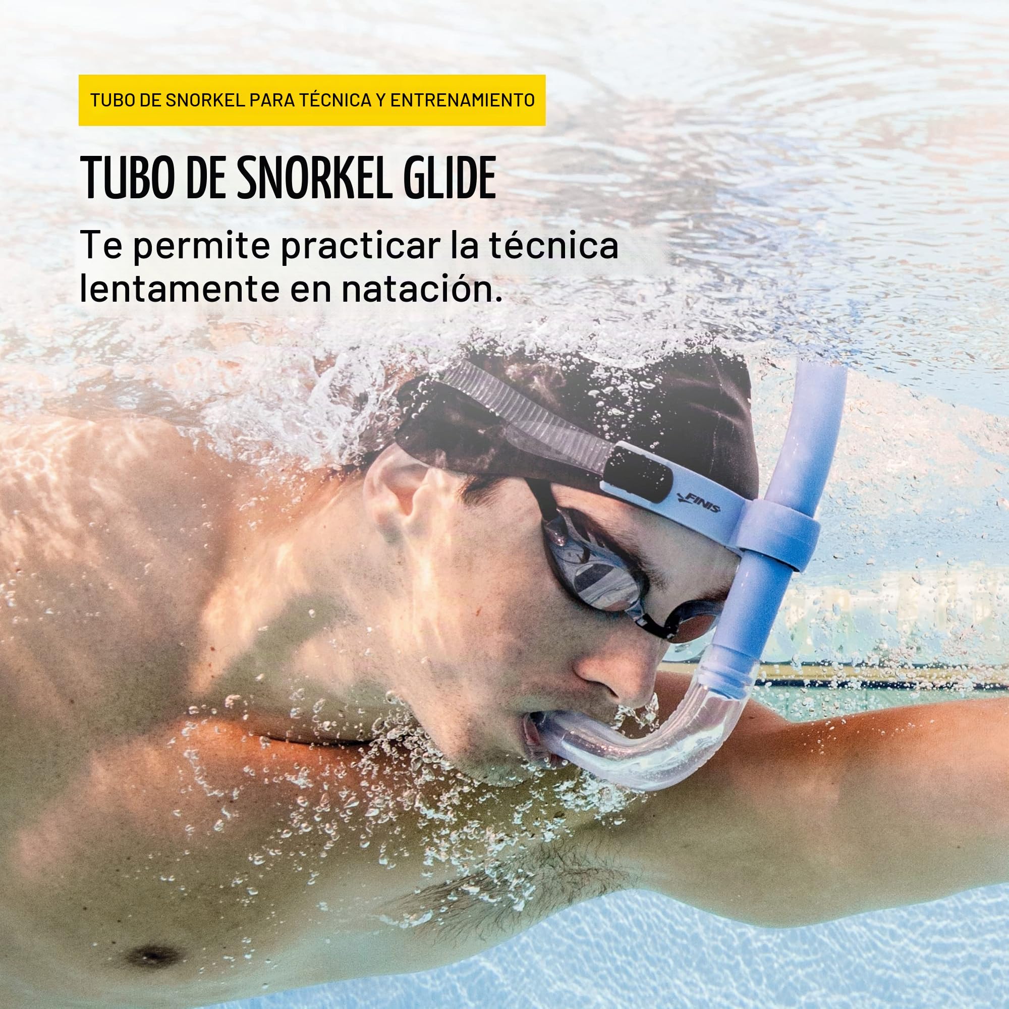 Finis Glide Tubo de respiración para natación, Unisex Adulto