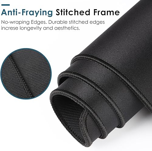 Miniatura 3 de Dizzy Balloon Alfombrilla de mouse grande extendida con bordes cosidos duraderos, 31.50 x 15.75 x 0.12 pulgadas, alfombrilla de escritorio para el