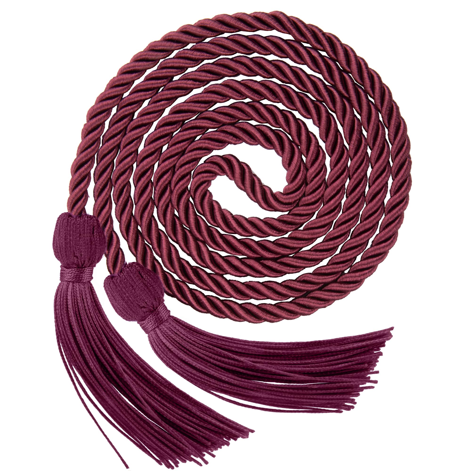 Graduation Honor Cords, Burgundy Honor Cords, 2026 Graduation Cords with Tassel, 67" Long Braided Cords for Bachelor Gown Graduation Decorations for Student Master Doctoral