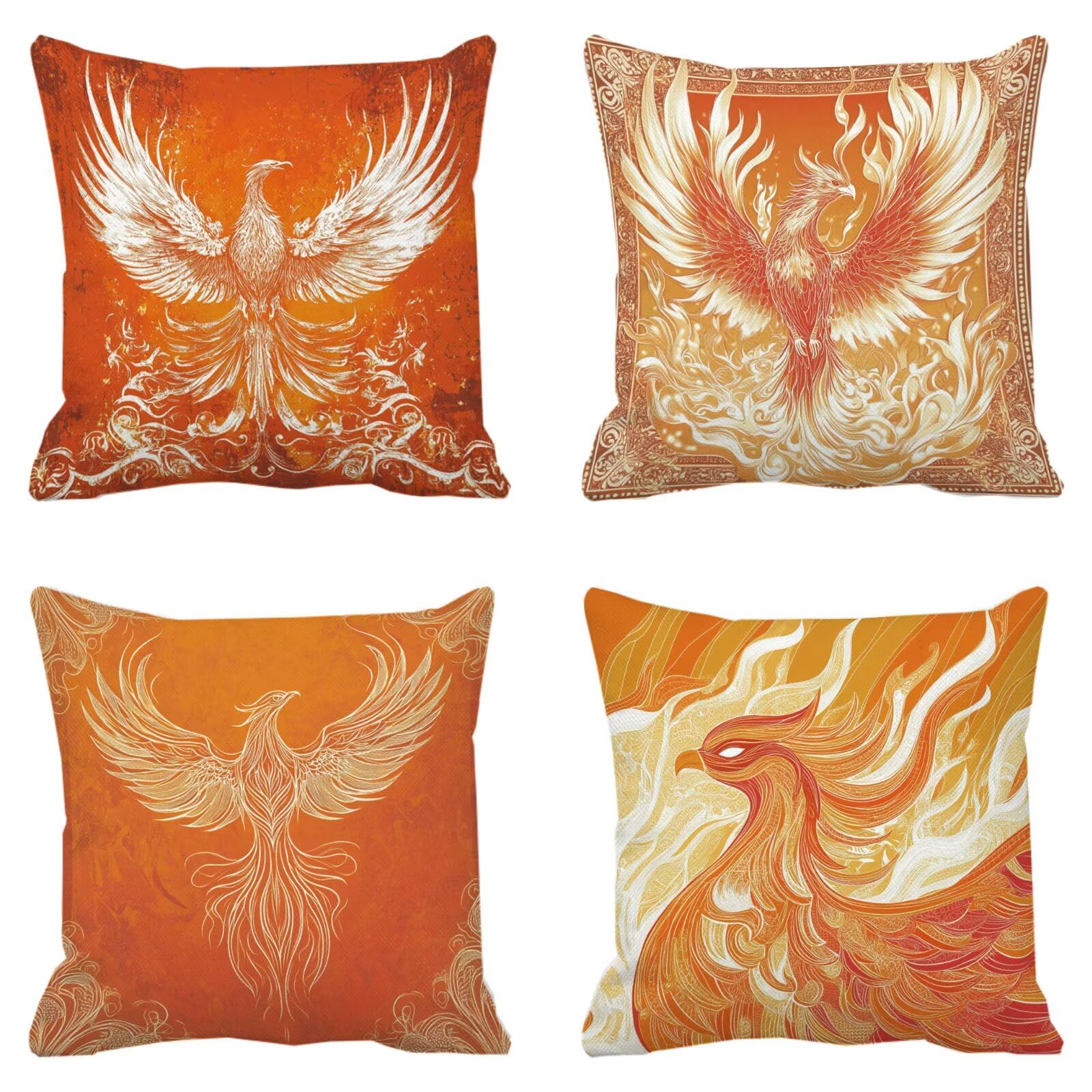 Housse coussin 35x35cm étanche en lin pour décoration maison et canapé extérieur