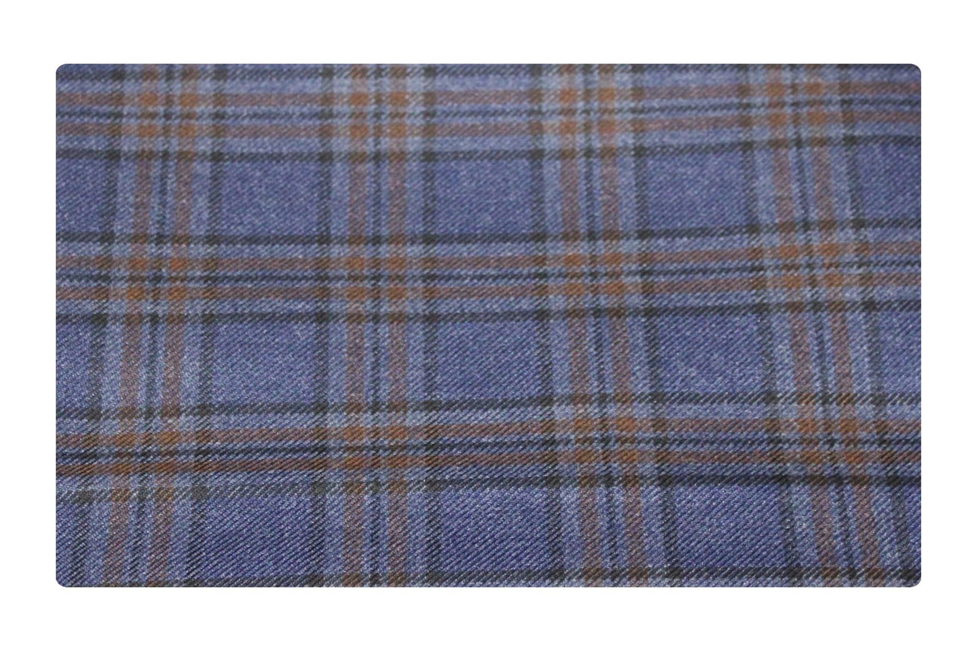 Men's Cotton Polyester Blend Tweed Checkered Blazer & Jacket Fabric Unstitched (2 m,Free Size)-image-16