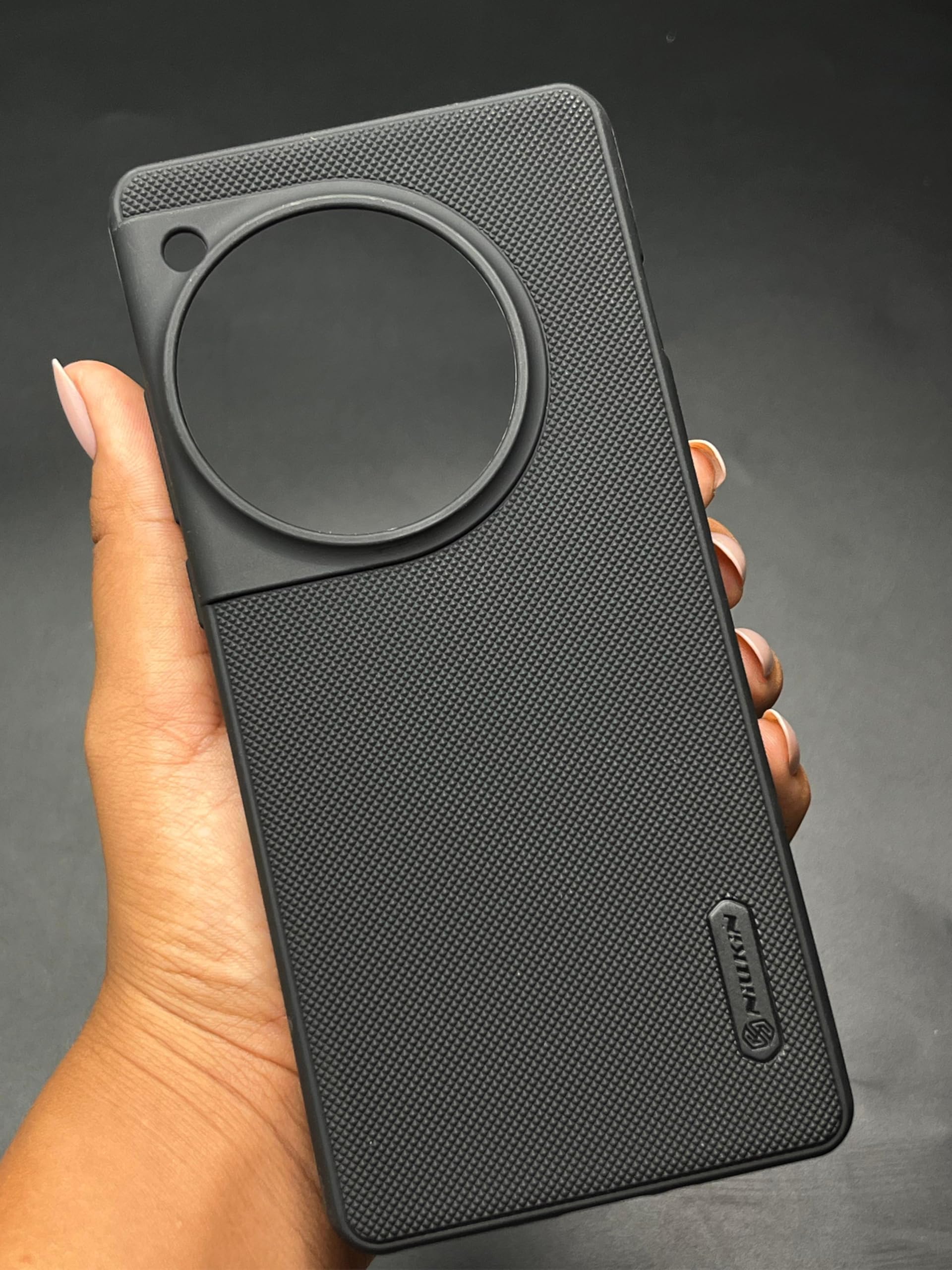 NIUKIN Super Frosted Shield Pro Soft Back Case for OnePlus 12 5G | Shockproof Scratchproof Cover | Black — Amazon image 3