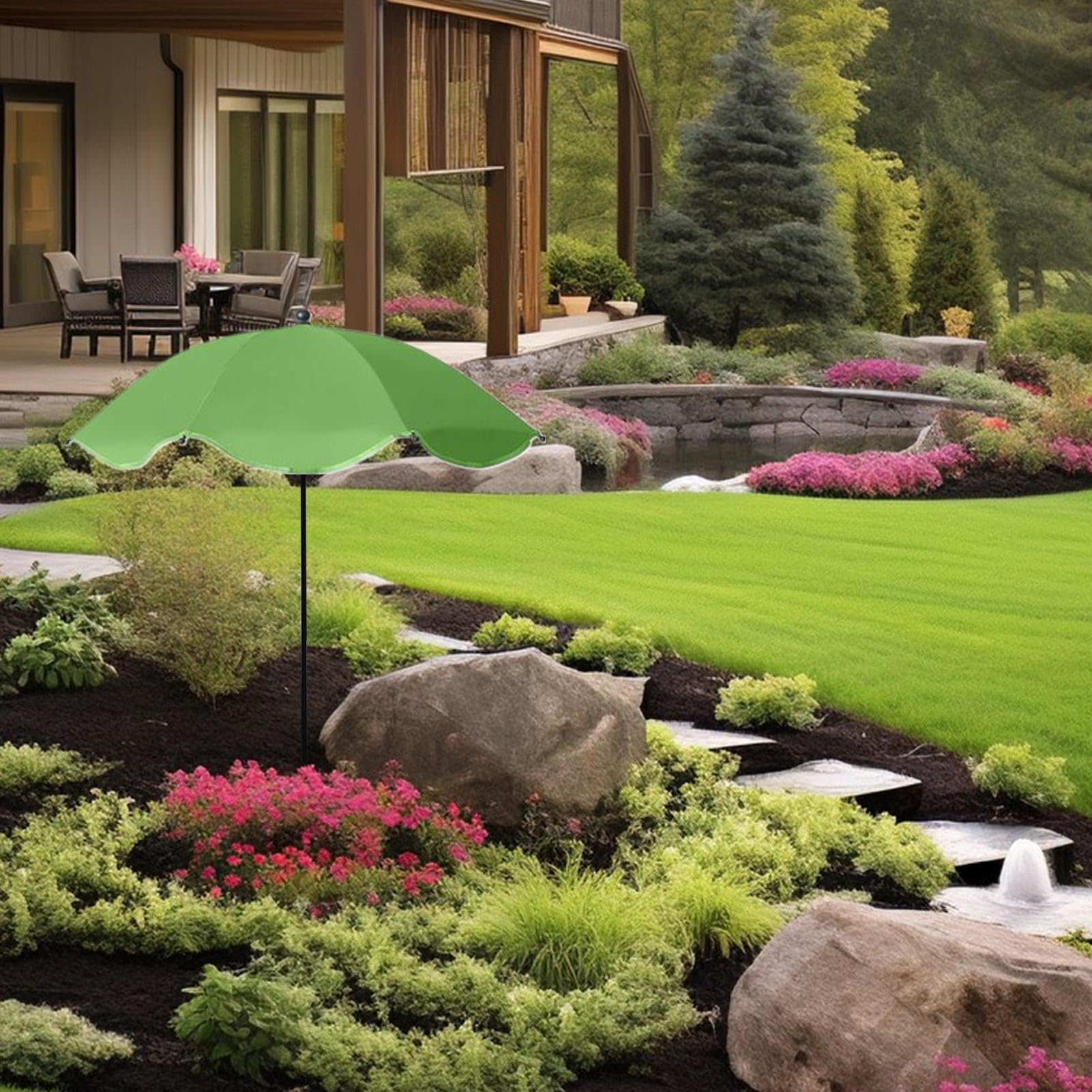 Estaca paraguas planta arenosas | Plantas para sombrilla sombra | Protección UV Plántulas Sombras Paragua Estacas | Paraguas protección solar para plantas aire libre ajustables accesorios para balcón