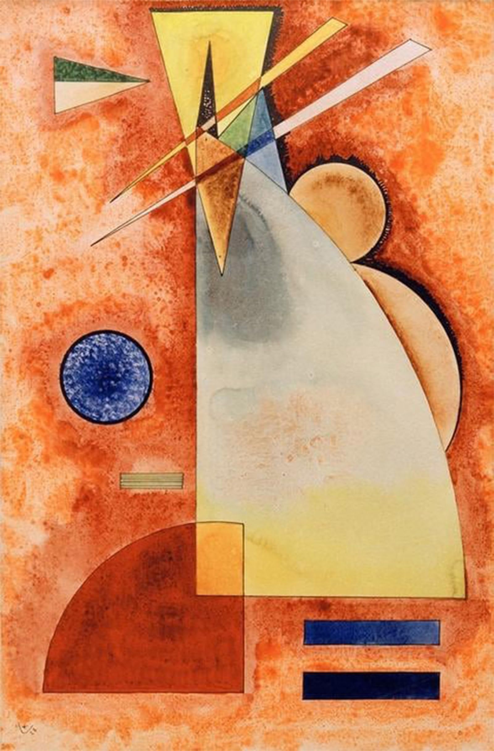 Cuadro de Kandinsky 60x90cm para transformar paredes vacías con arte abstracto 5