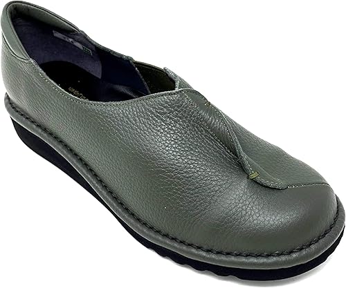 Amazon Message レディース 婦人靴 4e スリッポン パンプス 4 本革 日本製 パンプス