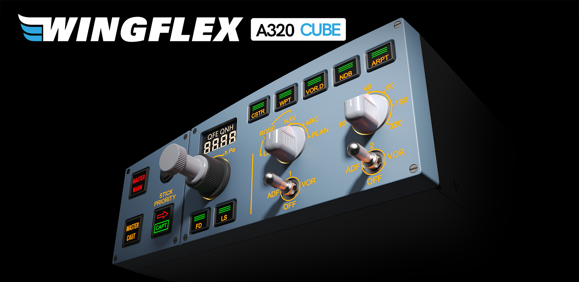 Amazon.com: WINGFLEX A320 FCU - Real Aircraft Feel, Precise