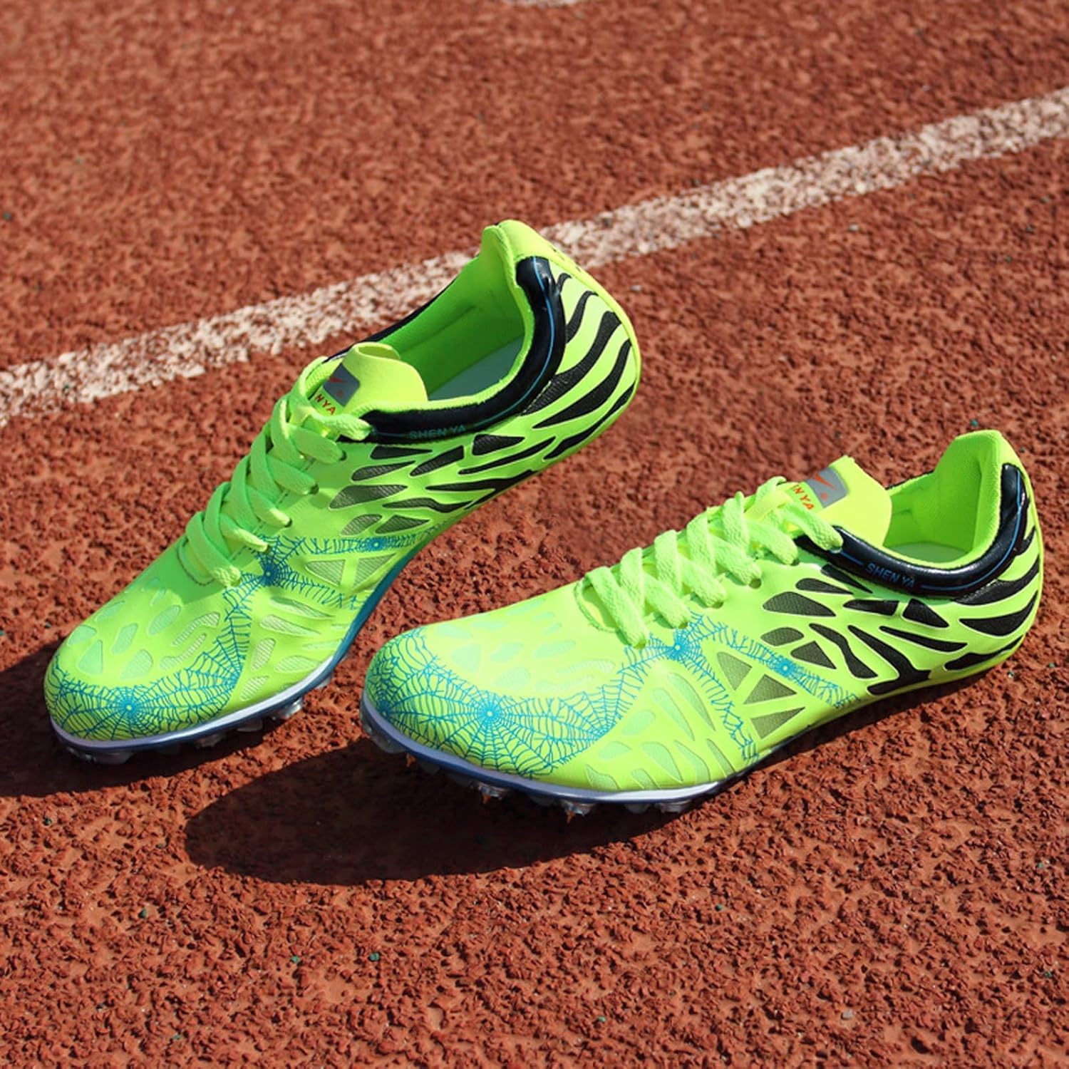 Zapatillas De Atletismo con Clavos Transpirables Ligeras Zapatillas Deportivas Professiol Zapatillas De Running Sprint Zapatillas De Atletismo Zapatillas De Atletismo Adecuadas para Ad, A, 35 EU