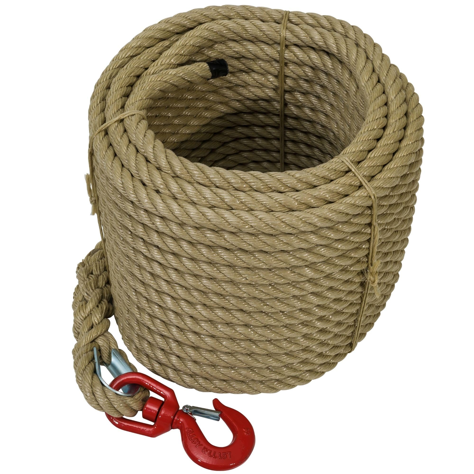 Corda a puleggia con gancio Ø20mm x 30 m WERKA PRO