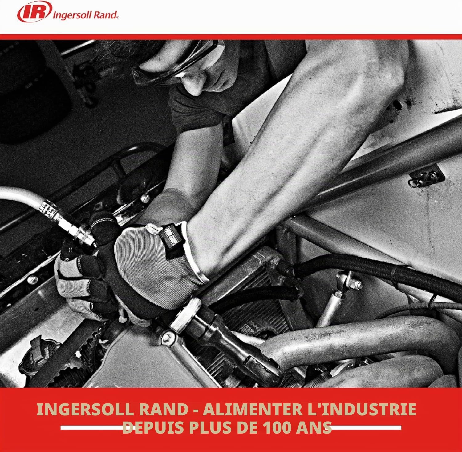 Ingersoll-Rand 2236QTIMAX Dxs2 1/2, Clé À Chocs Pneumatique, Silencieuse, 1500 Ft-Lb, Corps De Marteau En Titane, Porte-Anneau De Friction