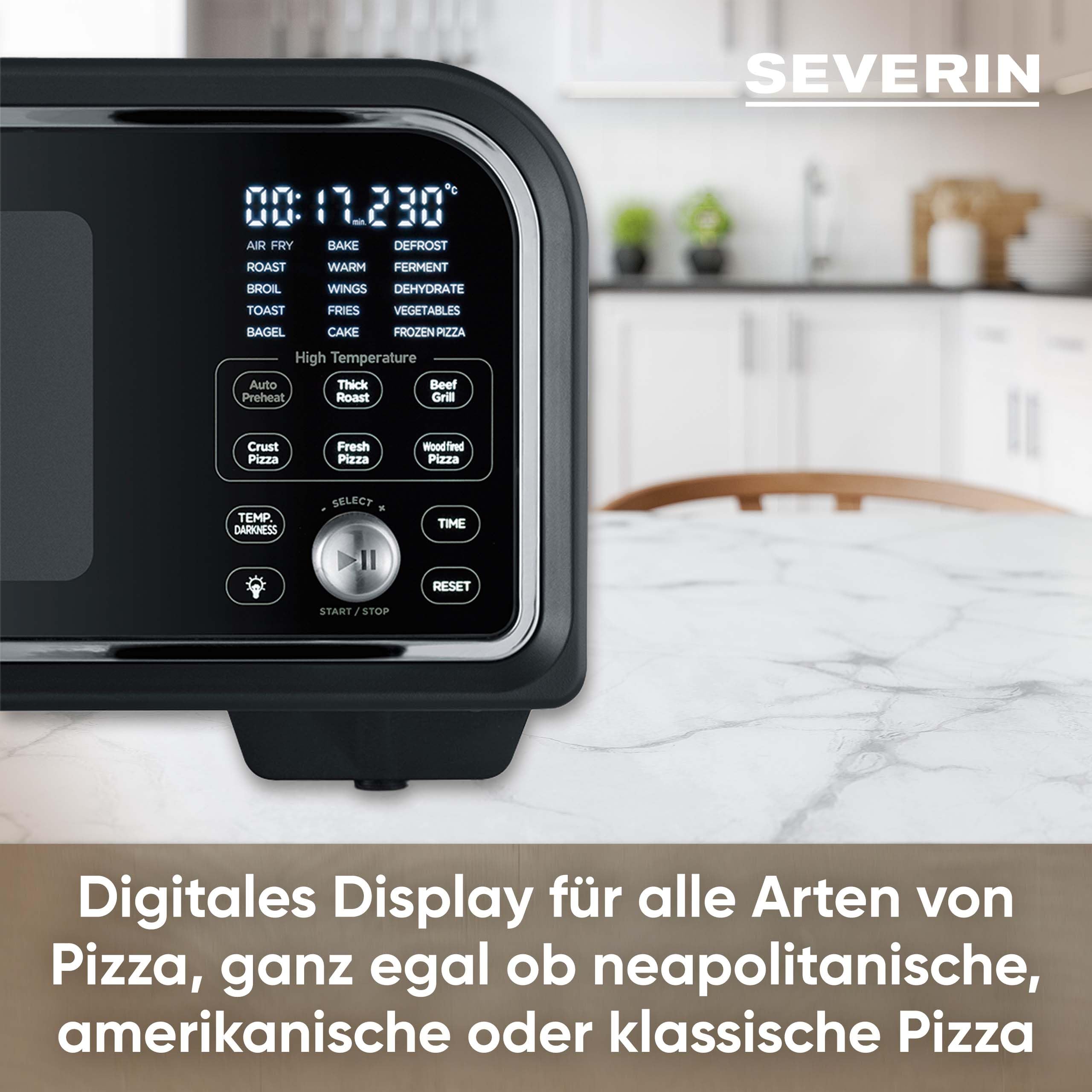 SEVERIN Pizzaofen Digitaler Pizzaofen SERICO