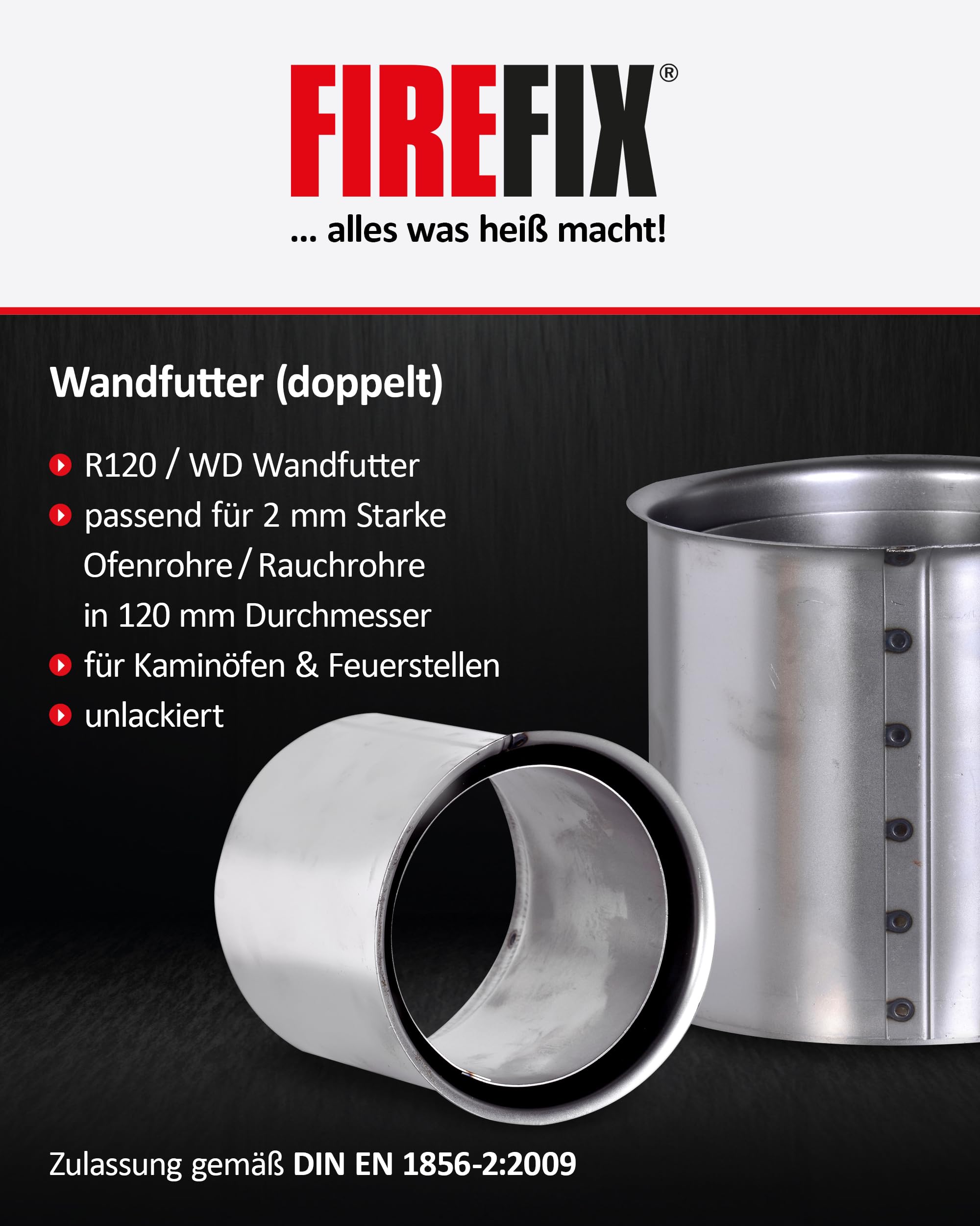 Firefix R120/WD Wall Lining Unpainted, Unlackiert - Image 2