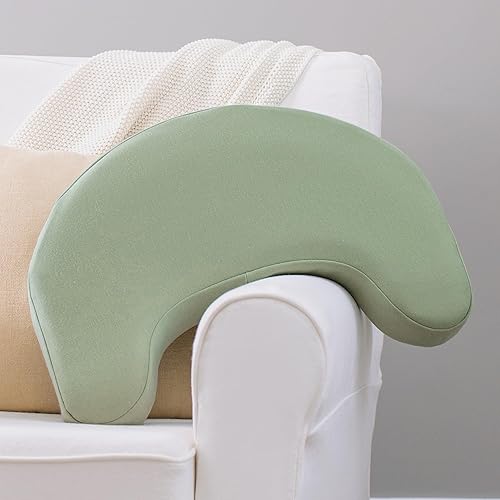 Miniatura 12 de Dr. Brown's Almohada de apoyo para regazo de alimentación y lactancia con funda, espuma viscoelástica premium, soporte firme receptivo, color verde