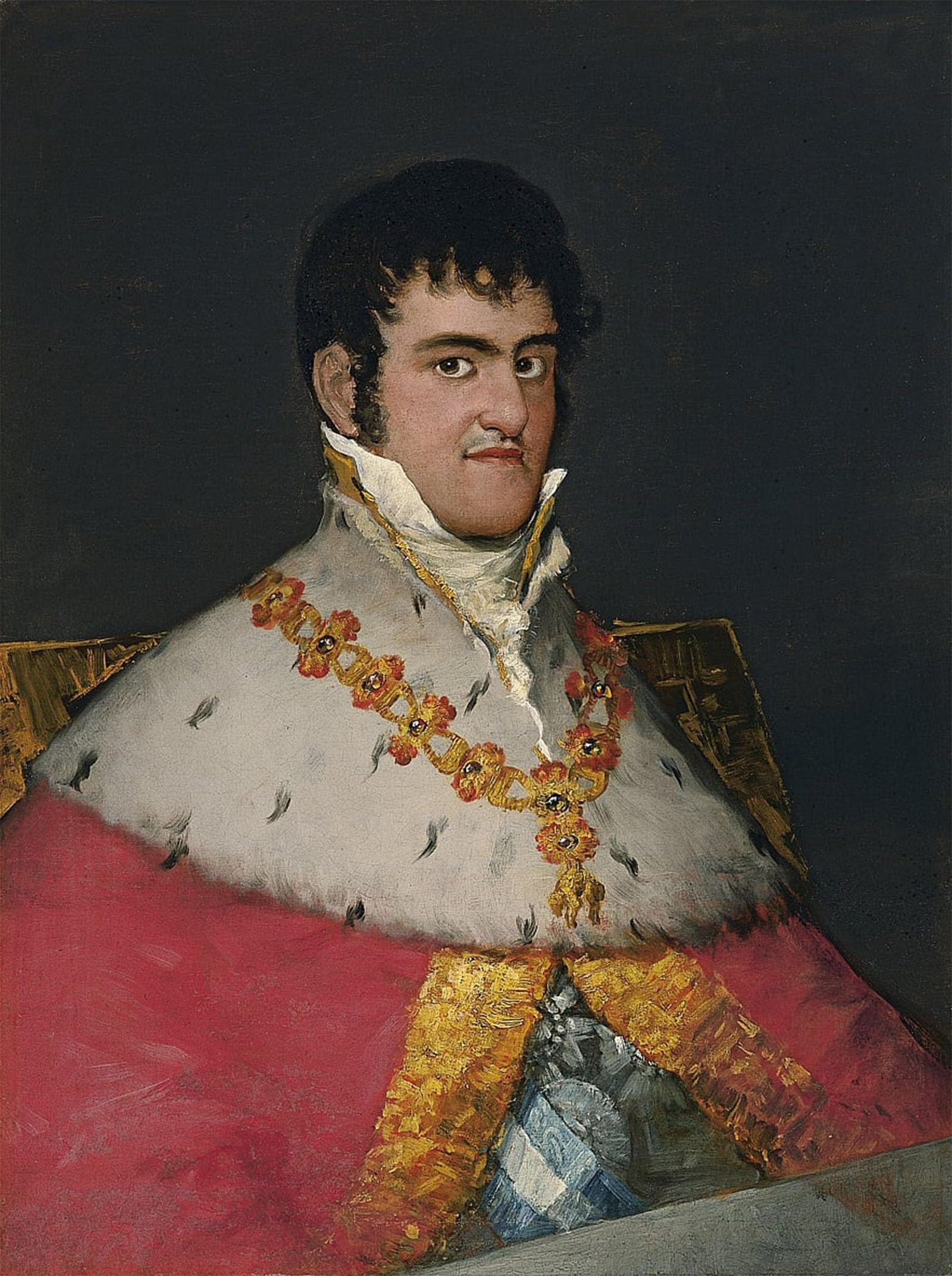 ARTXLXXBN Famous Print Painting Colorful Art Print Retrato De Fernando Vii by Francisco De Goya Canvas Art Decorations for Home Decor 60x90cm