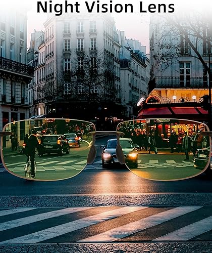 Miniatura 3 de JIM HALO Lentes de sol deportivos para hombres y mujeres, TR90 sin montura para correr, pescar, ciclismo, conducción