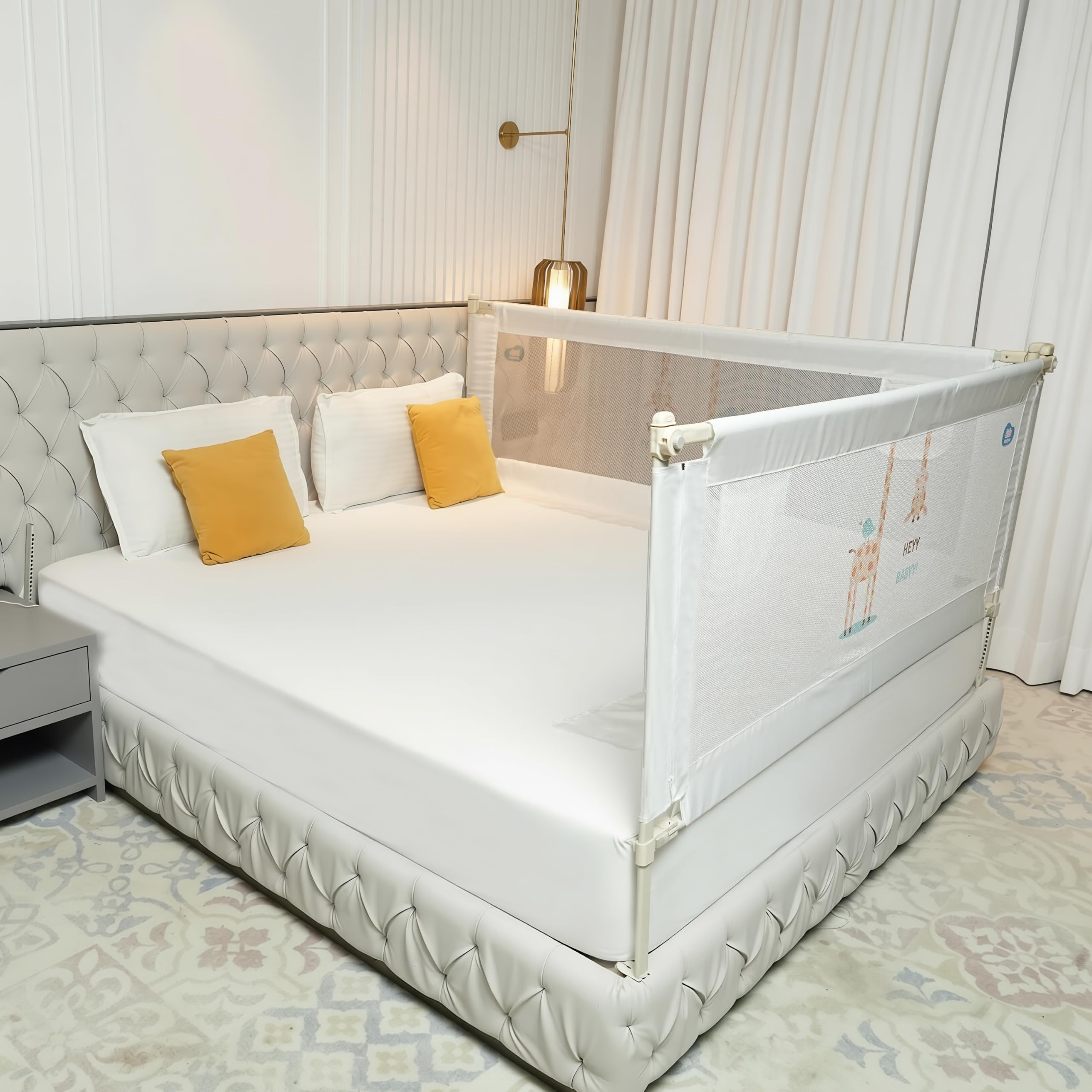 Kids Bed Rail Guard - Baby Safety Side Wall -10