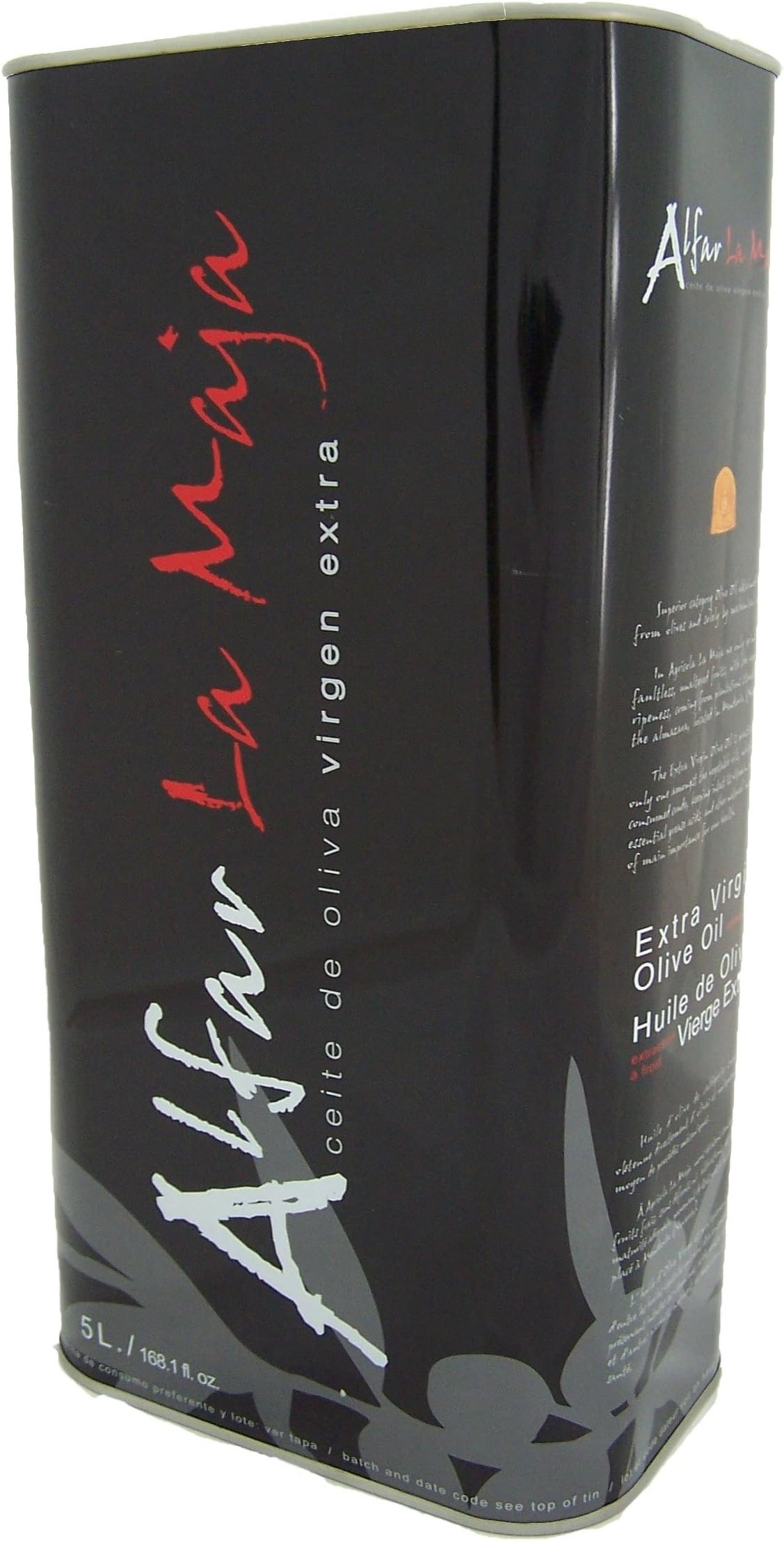 Extra Virgin Olive Oil Alfar La Maja 5 litres (Set of 3)