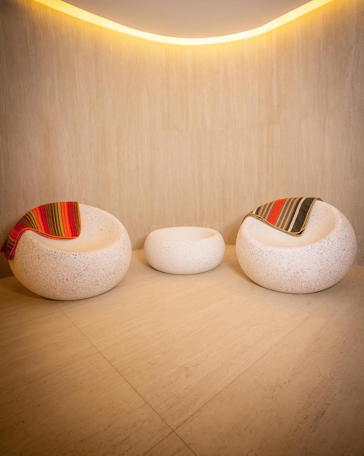 Alpaca Wool Blanket - Twin Size Throw & Warm, Lightweight, Couch or Camp - Outdoor - 75 x 38 Inches (Orange) - Image 8