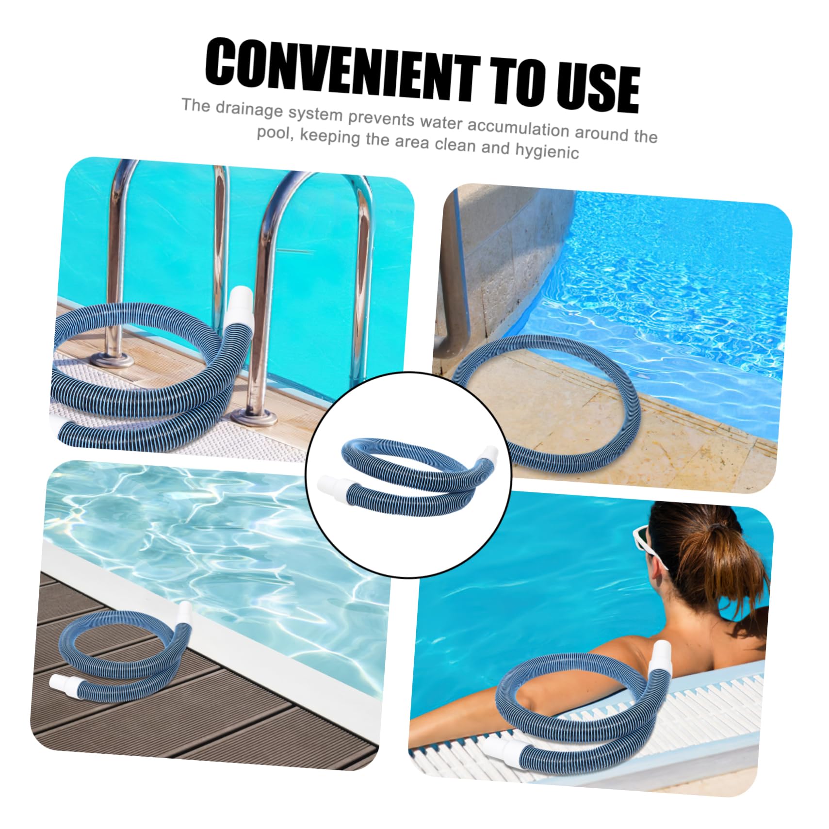 ifundom Suministros Para Piscinas Manguera De Desagüe Para Elevadas Conectores Duradera