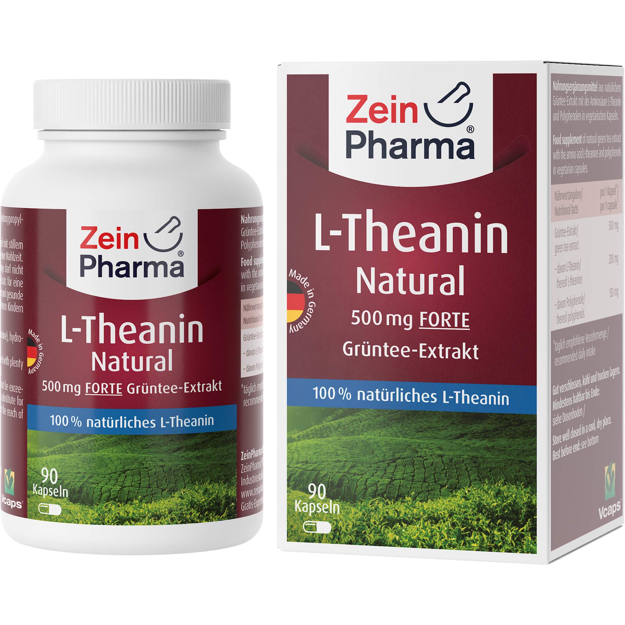  L-Theanin Natural Forte 500 mg Kapseln für Stressreduktion und Beruhigung im Arbeitsalltag
| L-Theanin Natural Forte 50